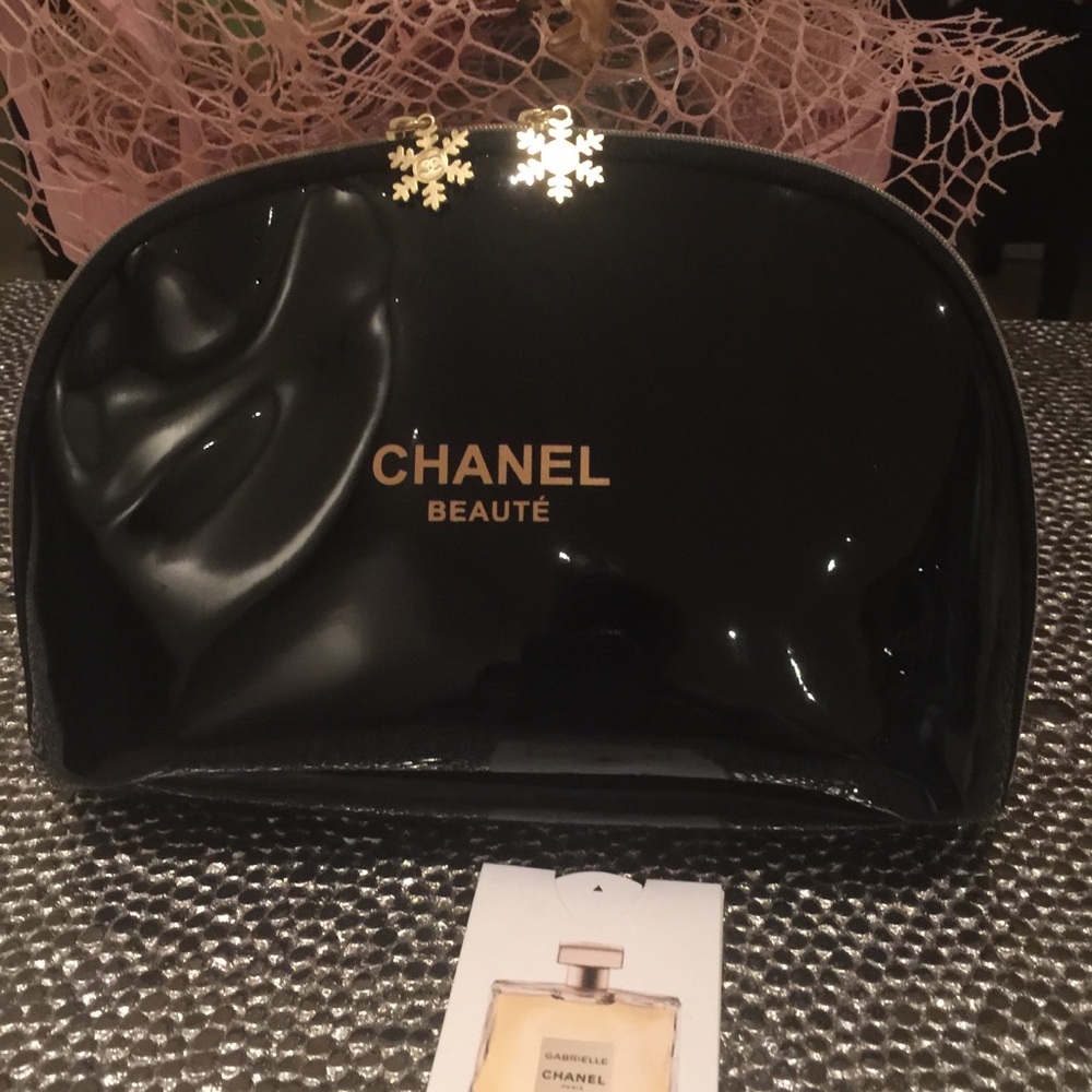 BLACK SHINY perfume bag - Picture 2 of 5